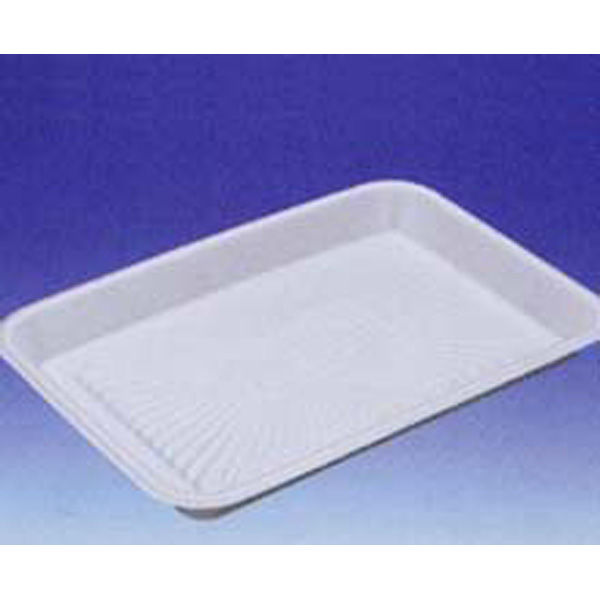 デンカポリマー トレー　Q-150 白　500枚(50枚×10) 22960（直送品）