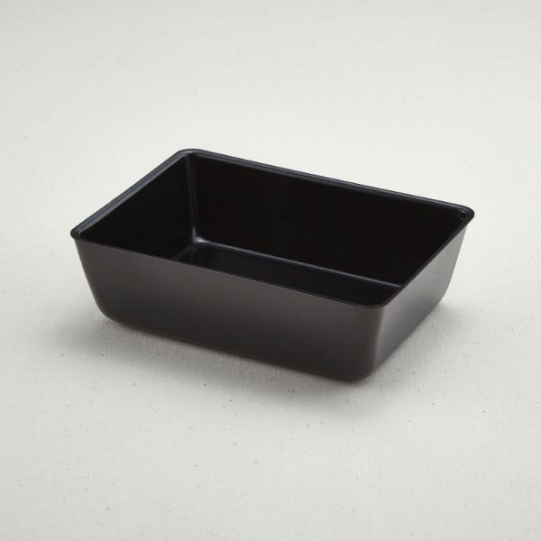 青葉紙業 弁当容器 BS-40 本体 くろ 700枚(50枚×14) 201583 1ケース(700枚入(50枚×14袋))（直送品）