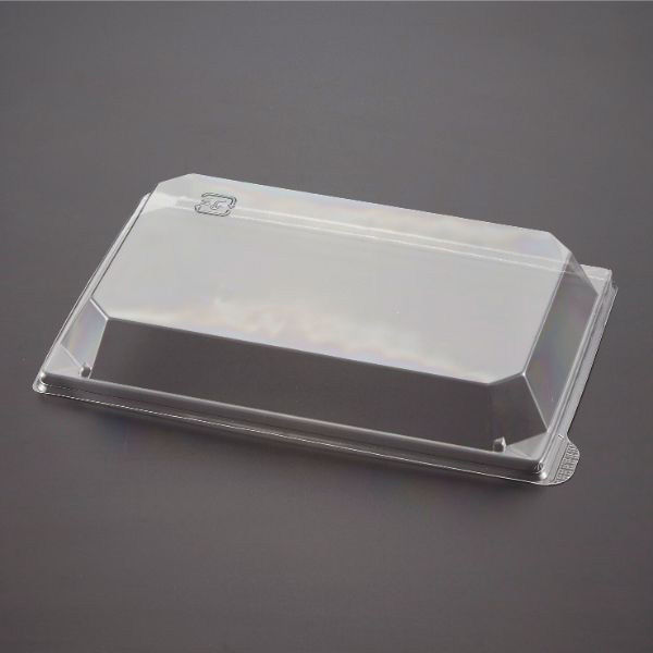 青葉紙業 刺身容器 ひらざら 16 蓋 透明 600枚(50枚×12) 234230 1ケース(600枚入(50枚×12袋))（直送品）