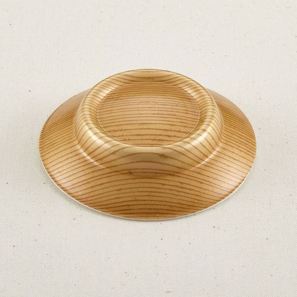 青葉紙業 どんぶり容器 D-6 蓋 もくめ 1000枚(100枚×10) 206102 1ケース(1000枚入(100枚×10袋))（直送品）