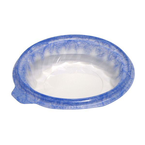 麺・スープ容器 TPライトボウル-195本体E 和紙青 1200枚(50枚×24) 45823 1ケース(1200枚入(50枚×24袋))（直送品）