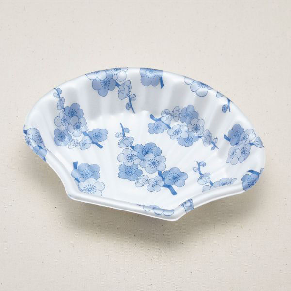 青葉紙業 刺身容器 ほたて 小 うめ 500枚(50枚×10) 230308 1ケース(500枚入(50枚×10袋))（直送品）