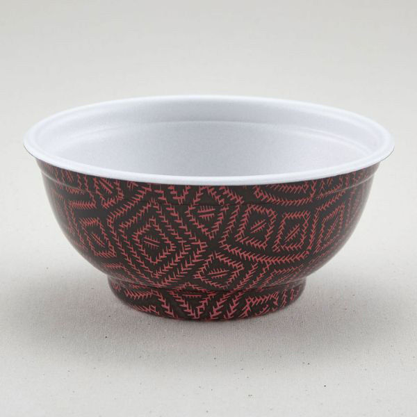 青葉紙業 丼・重容器 D-1(本体)らんたい 500枚(50枚×10) 205117 1ケース(500枚入(50枚×10袋))（直送品）