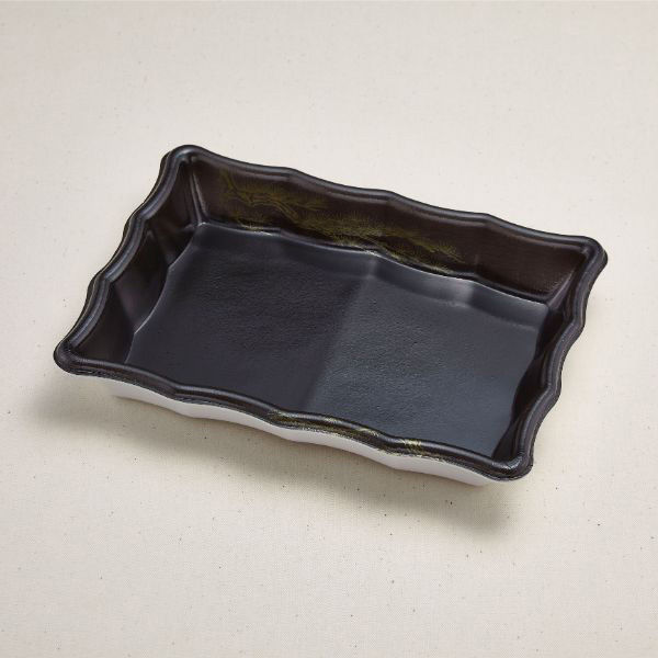 青葉紙業 刺身容器 なみざら 50 まつ 600枚(50枚×12) 230829 1ケース(600枚入(50枚×12袋))（直送品）