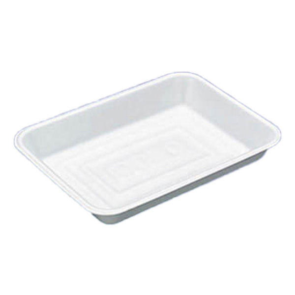 デンカポリマー トレー G-100 白 600枚(50枚×12) 24000 1ケース(600枚入(50枚×12袋))（直送品）