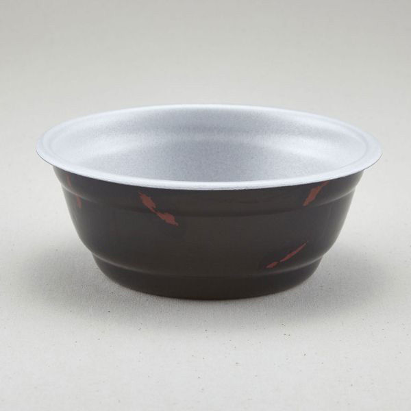 青葉紙業 麺容器 めん重 本体 うるし 450枚(50枚×9) 220403 1ケース(450枚入(50枚×9袋))（直送品）
