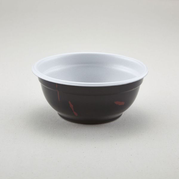 青葉紙業 どんぶり容器 でかどん 本体 うるし 450枚(50枚×9) 222003 1ケース(450枚入(50枚×9袋))（直送品）