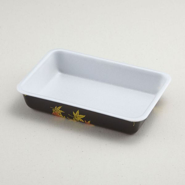 青葉紙業 弁当容器 B-2(本体)もみじ 600枚(50枚×12) 201218 1ケース(600枚入(50枚×12袋))（直送品）