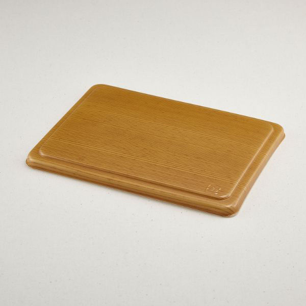 青葉紙業 仕出し容器 F-6 蓋 もくめ 400枚(50枚×8) 210202 1ケース(400枚入(50枚×8袋))（直送品）