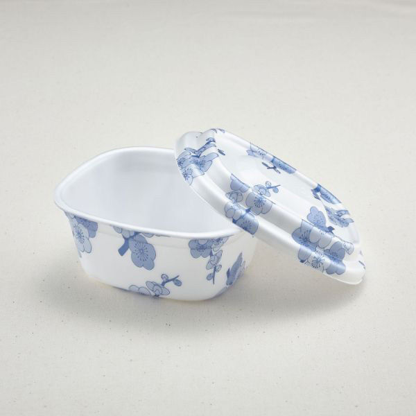 青葉紙業 角丼容器 たま重 うめセット 400枚(100枚×4) 220758 1ケース(400枚入(100枚×4袋))（直送品）