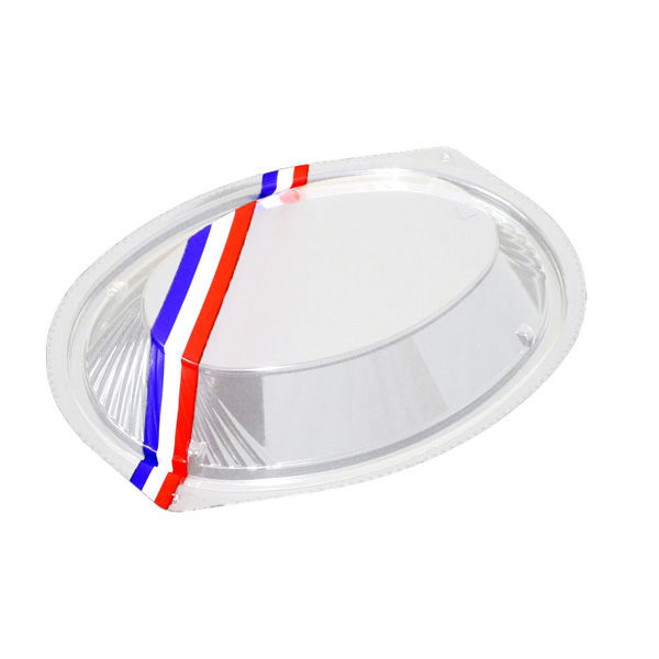 デンカポリマー 軽食容器 セレーノM蓋 フレンチ 600枚(50枚×12) 42553 1ケース(600枚入(50枚×12袋))（直送品）