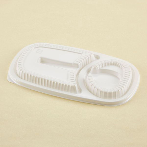 青葉紙業 カレー容器 大・特大(蓋)HI白色 450枚(50枚×9) 251329 1ケース(450枚入(50枚×9袋))（直送品）