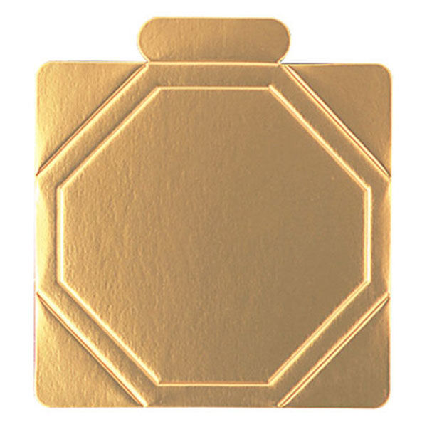 ヤマニパッケージ ケーキ箱 DE-202X デコ6号用 金台紙　100枚(1枚×100)（直送品）
