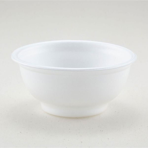 青葉紙業 どんぶり容器 D-2 本体 白 600枚(50枚×12) 205201 1ケース(600枚入(50枚×12袋))（直送品）