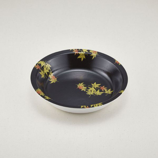 青葉紙業 丸丼容器 まるざら 205(本体)もみじ 500枚(50枚×10) 222418 1ケース(500枚入(50枚×10袋))（直送品）