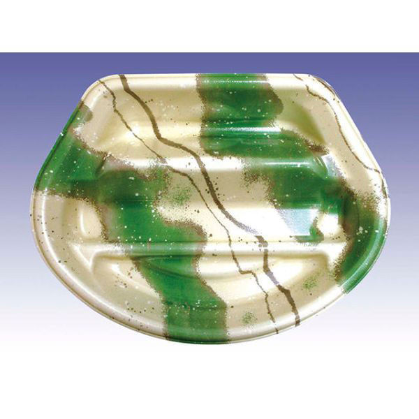 デンカポリマー 惣菜容器 夢扇15本体 かすみ野 600枚(50枚×12) 55043 1ケース(600枚入(50枚×12袋))（直送品）