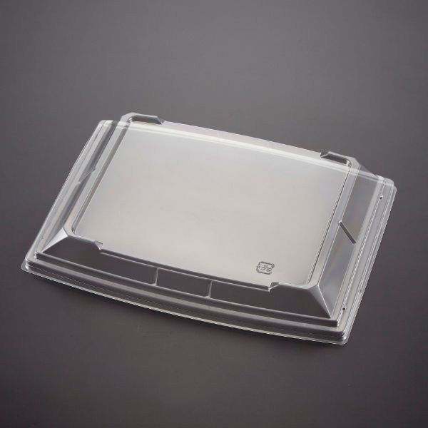 青葉紙業 刺身容器 ふなもりざら 109 蓋 透明 200枚(25枚×8) 238930 1ケース(200枚入(25枚×8袋))（直送品）