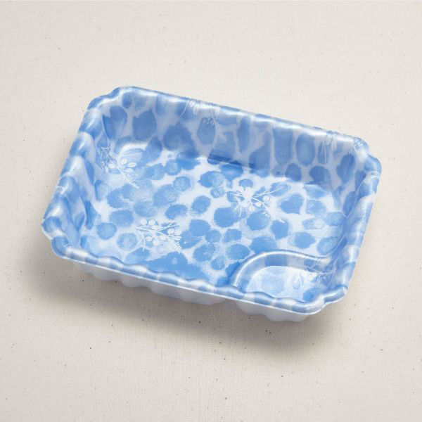 青葉紙業 刺身容器 かく皿 小 はぎ 900枚(100枚×9) 230609 1ケース(900枚入(100枚×9袋))（直送品）