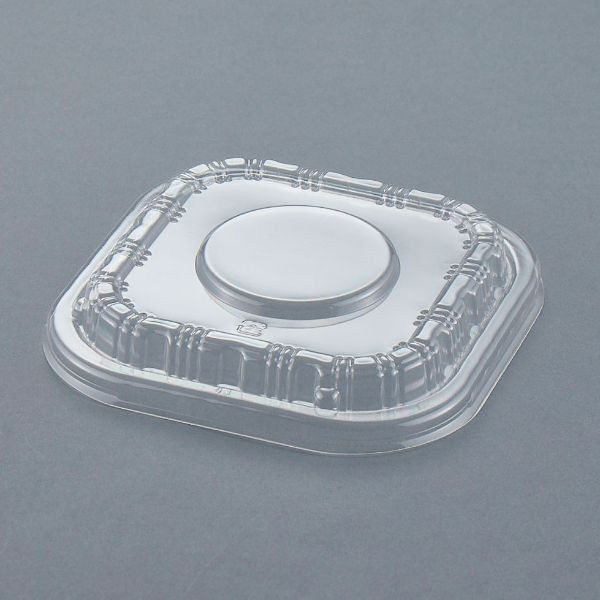 青葉紙業 角丼容器 どん重(蓋)透明 高　800枚(50枚×16) 220237（直送品）