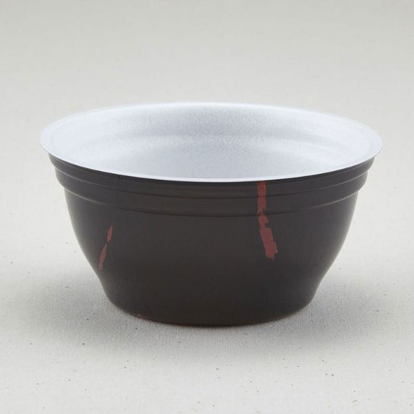 青葉紙業 どんぶり容器 D-6 うるし 本体 1000枚(50枚×20) 206003 1ケース(1000枚入(50枚×20袋))（直送品）