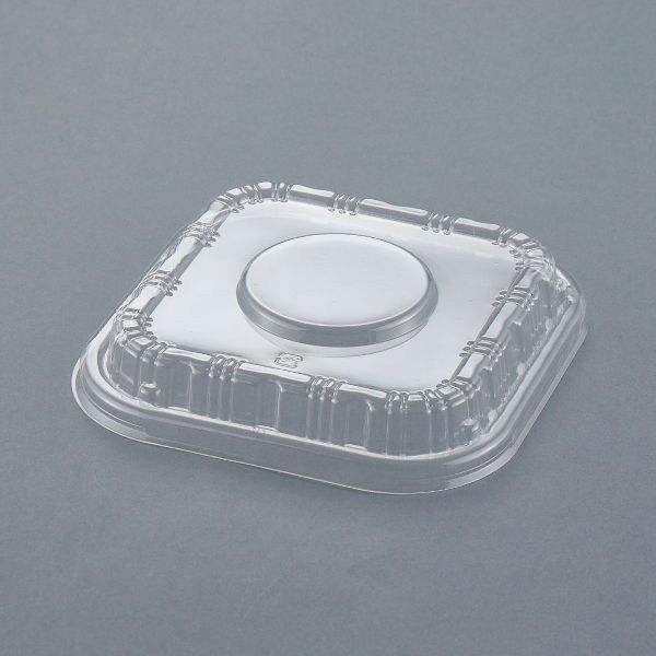 青葉紙業 角丼容器 どん重 大盛(蓋)透明 高 800枚(50枚×16) 220391 1ケース(800枚入(50枚×16袋))（直送品）