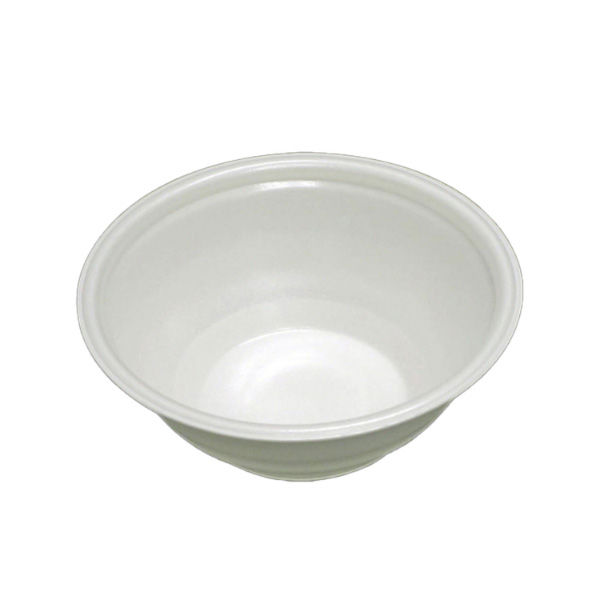 デンカポリマー スープ・麺容器 E-32本体 無地/無地 1000枚(50枚×20) 38713 1ケース(1000枚入(50枚×20袋))（直送品）