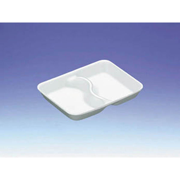 発泡トレー GQ二つ仕切り デンカポリマー