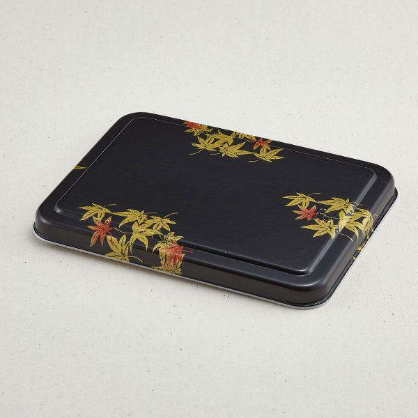 青葉紙業 弁当容器 B-4 蓋 もみじ 700枚(50枚×14) 201618 1ケース(700枚入(50枚×14袋))（直送品）