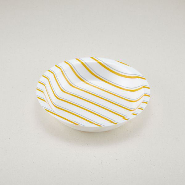 青葉紙業 丸丼容器 まるざら 185(本体)ストライプ 600枚(50枚×12) 222311 1ケース(600枚入(50枚×12袋))（直送品）