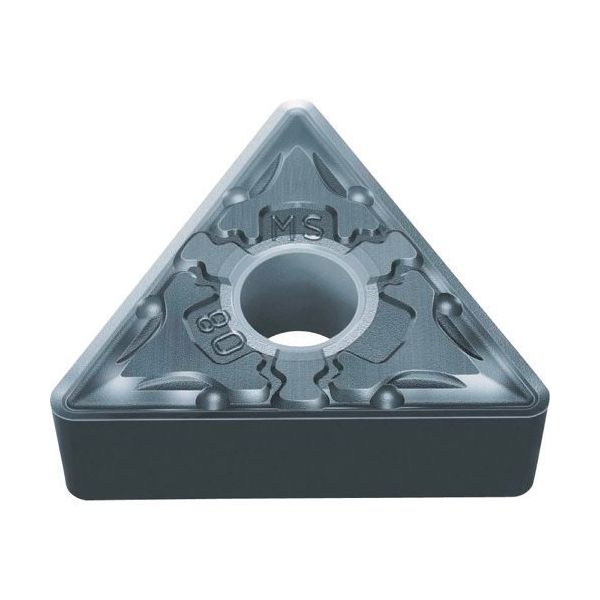 三菱マテリアル 三菱 旋削難削材中切削用MSブレーカ付インサート PVDコーティング MP9015 TNMG160408-MS 1個（直送品）