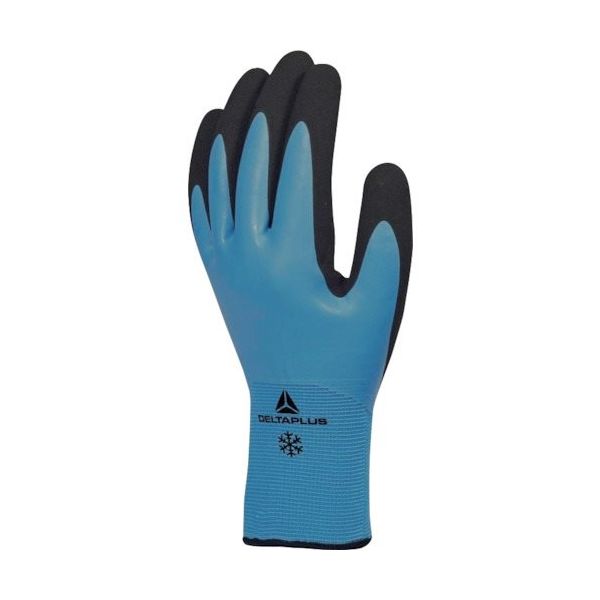 セーフラン安全用品 デルタプラス THRYM VV736/ 防水ニトリルコートすべり止め手袋(防寒タイプ) Lサイズ D0049-L 1双（直送品）