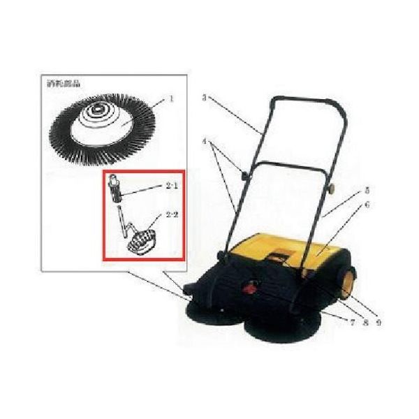 アクアシステム AJL750S用左右ホイールセット ECSW900600 1セット(1組) 244-4741（直送品）