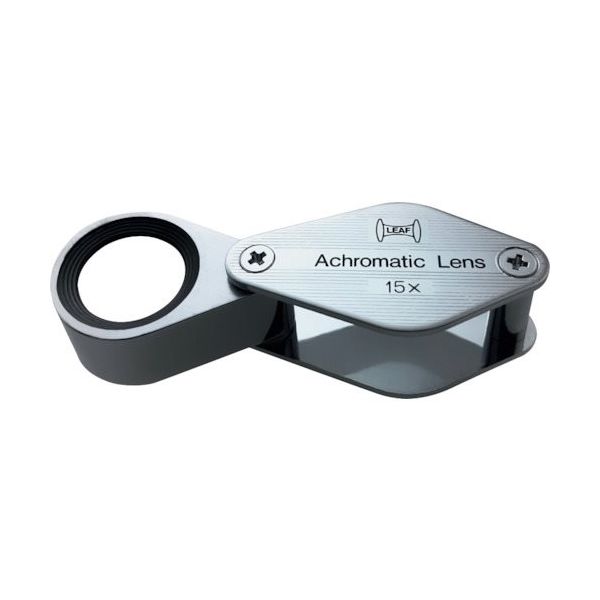 京葉光器 リーフ アクロマートルーペ 15× ALD-15 1個 249-2507（直送品）
