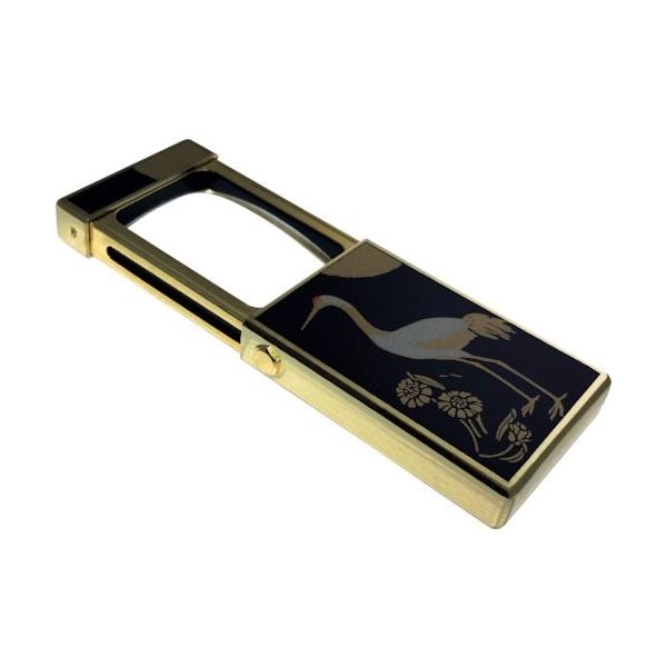 京葉光器 リーフ ディグニティールーペ 鶴 4× DY-01 1個 249-2547（直送品）