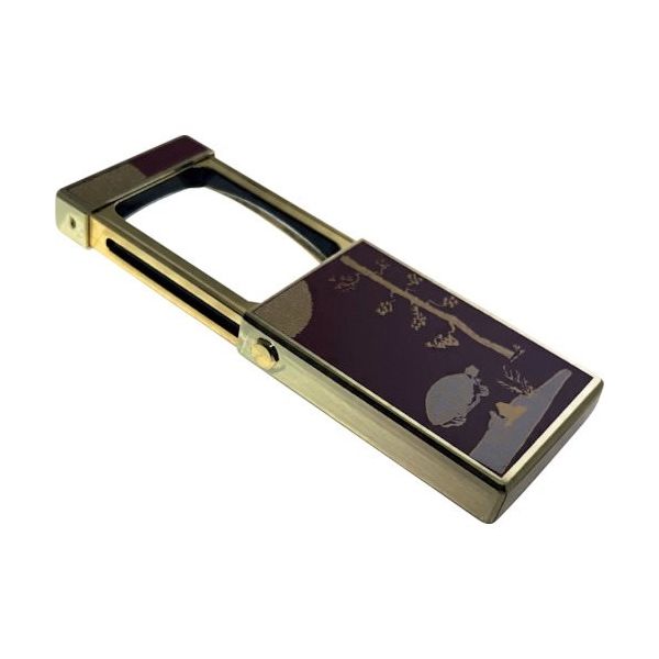 京葉光器 リーフ ディグニティールーペ 亀 4× DY-02 1個 249-2502（直送品）