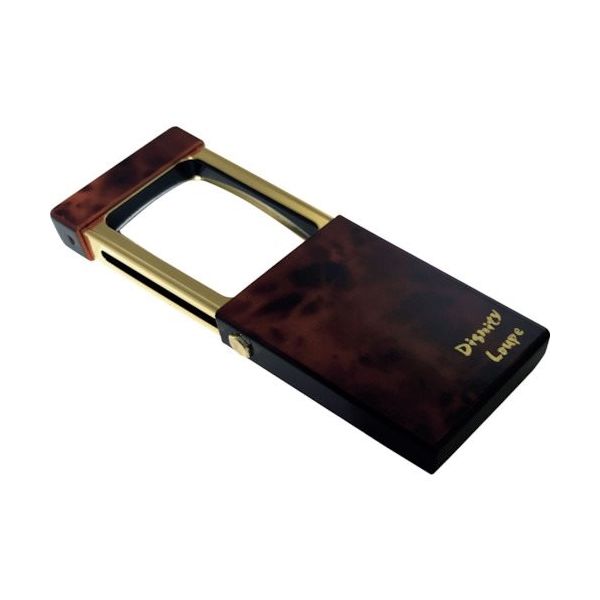 京葉光器 リーフ ディグニティールーペ マーブルブラウン 4× DY-08 1個 249-2668（直送品）