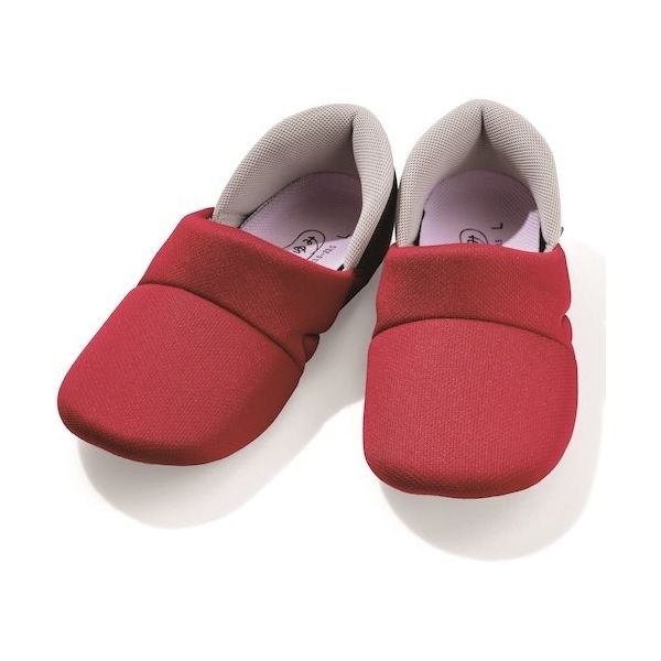 徳武産業 あゆみ かかとスポッと ワイン L(23.5~24.5CM) 22390750041 1足 462-2711（直送品）