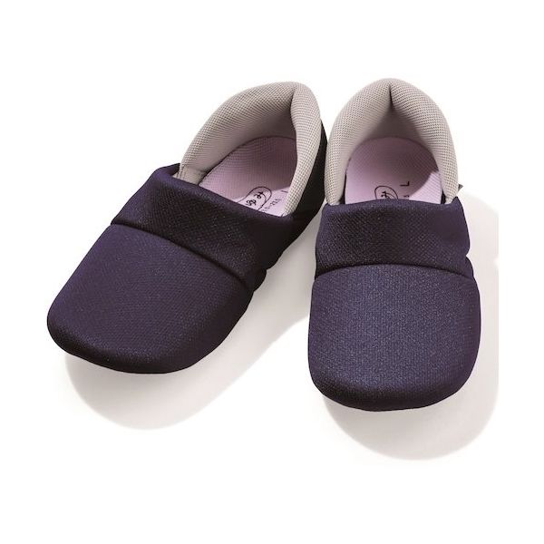 徳武産業 あゆみ かかとスポッと ネイビー 3L(26.5~27.5CM) 22390450061 1足 462-2692（直送品）