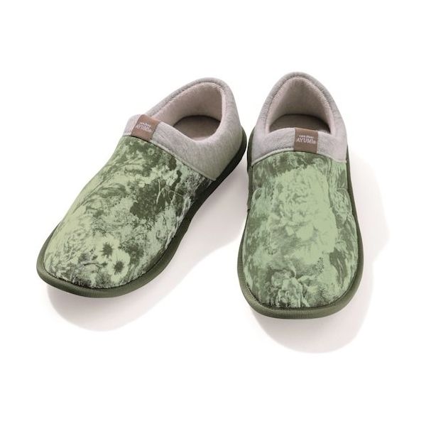 徳武産業 あゆみ SUTTO FITースットフィット グリーン M(22.0~23.0CM) 22460510031 1足 462-2712（直送品）