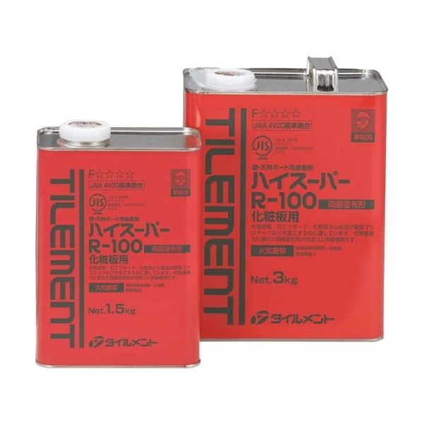 タイルメント TILEMENT ハイスーパー Rー100 1.7L 24050150 1セット(10缶) 132-5883（直送品）