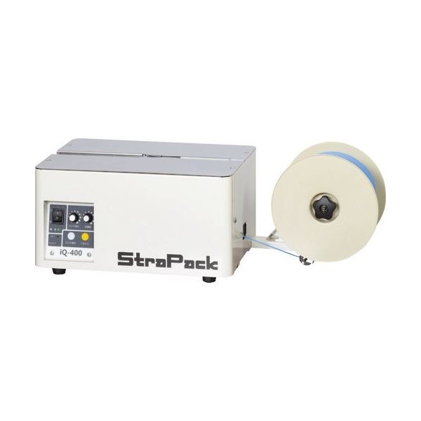 ストラパック 半自動梱包機（卓上型） IQ-400DT 1台 167-7705（直送品）
