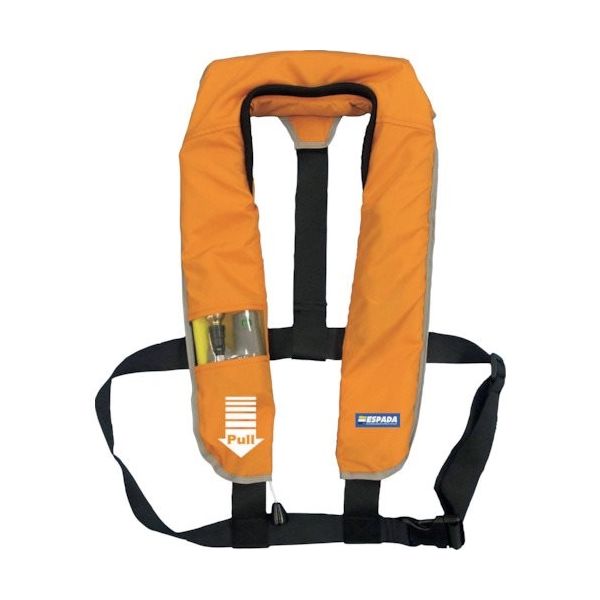 トーヨーセーフティ タニザワ 作業用救命衣(膨脹式)(小型船舶用兼用)BJー2700 BJ-2700-OR 1着 250-4494（直送品）