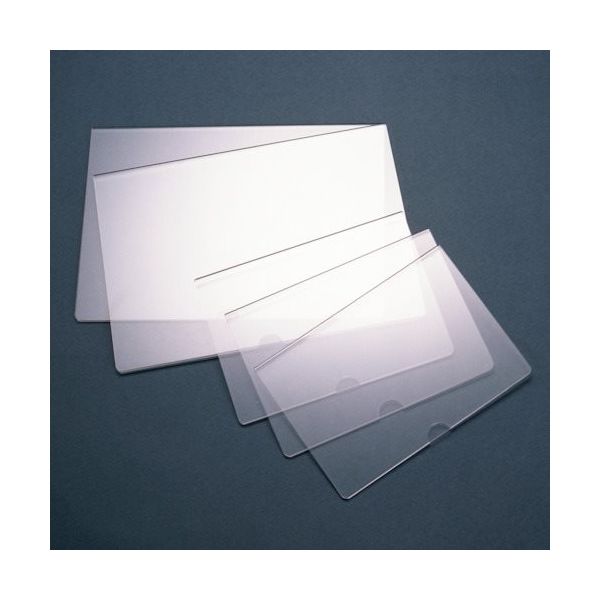 日研I&S U型カードケース PET t1 B5(硬質タイプ)1セット10枚 1412519-B5 1パック 434-6409（直送品）