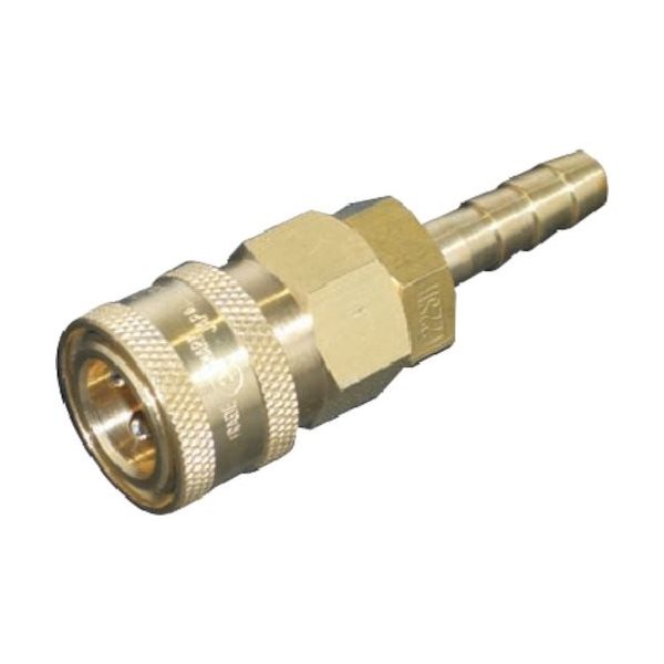 ヤマトエンジニアリング ヤマト カップリングソケット(ホース取付用・真鍮)BLY21ーSHーBSBM BLY21-SH-BSBM 1個（直送品）