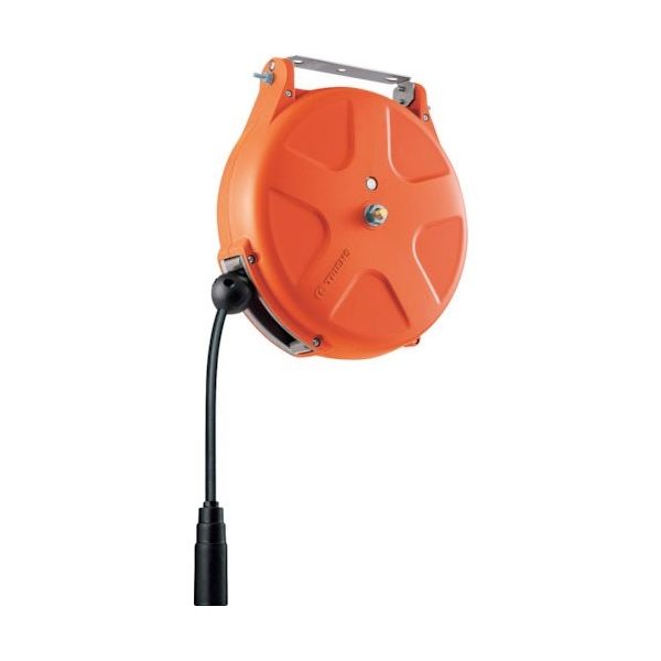 三協リール TRIENS 耐火花性ソフトホースリール 内径8.0mm×10m オレンジ SHS-310SB-OR 1台 403-9847（直送品）