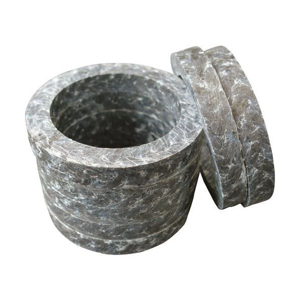 Matex 蒸気用低摺動高圧グランドパッキン リング成型品 内径10×外径20×高さ5mm 8535R-10-20-5 1セット(5個)（直送品）