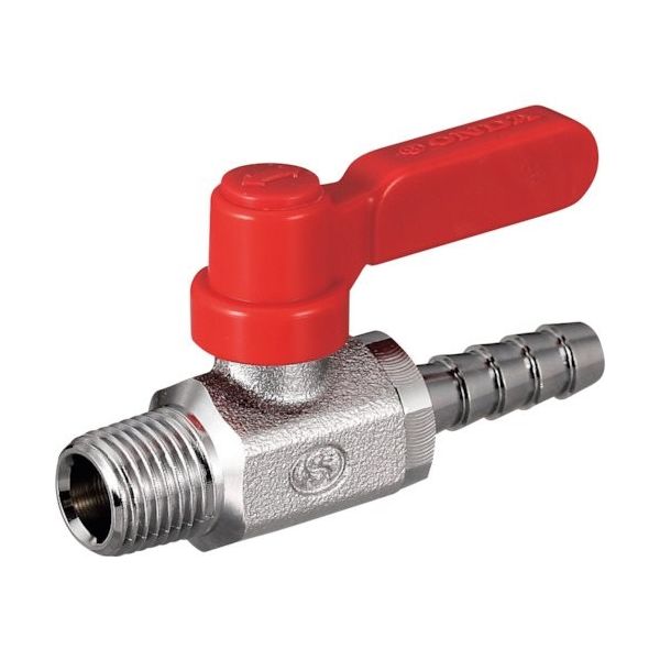 オンダ製作所 M5型 Rタイプ R1/8×ホースニップルφ6 M5-0606MLR 1個 267-3648（直送品）