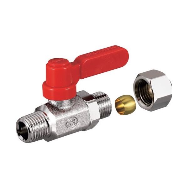 オンダ製作所 M8型 Rタイプ R1/4×リングジョイントφ8 M8-0808MLR 1個 267-2018（直送品）