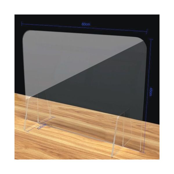 セーフラン安全用品 セーフラン 飛沫ガードアクリルパネル(窓なし) J2397 1台 365-1099（直送品）