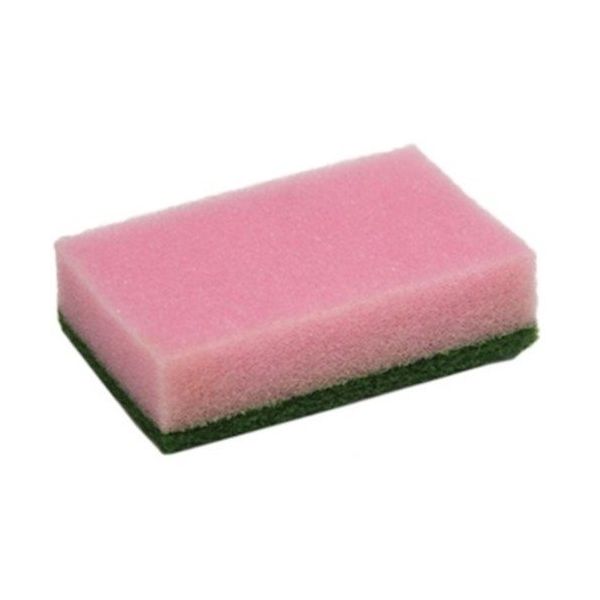 オザックス 抗菌カラーたわし ピンク 10個 00382668 1箱(10個) 458-0644（直送品）